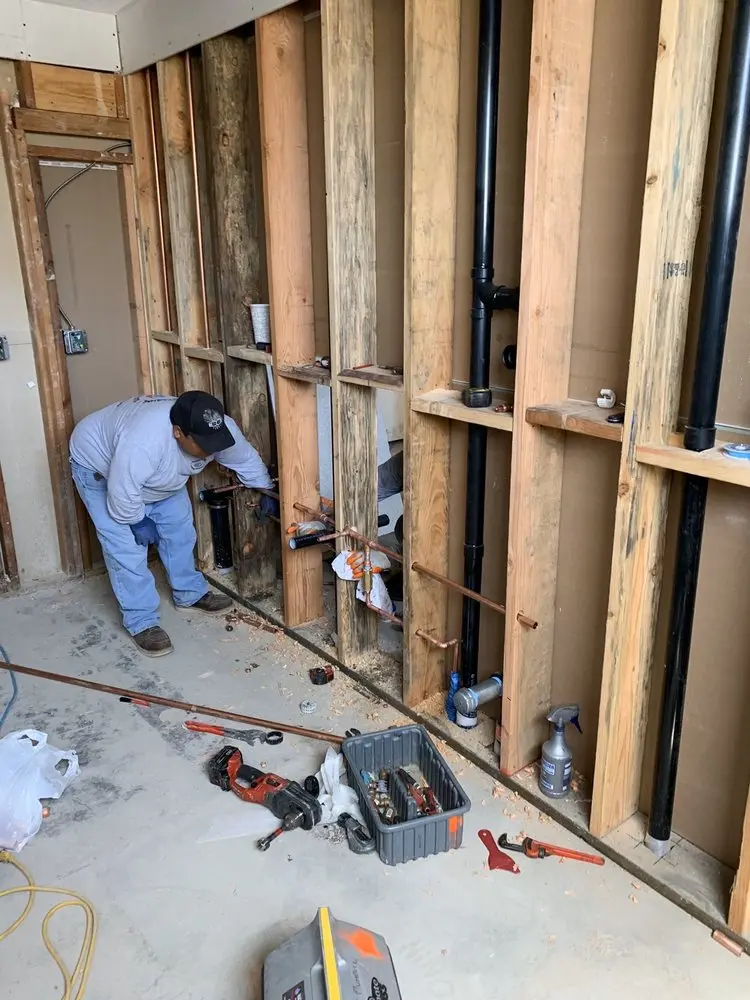 Commercial rough-in plumbing for Water Heater Replacement in Dunnigan